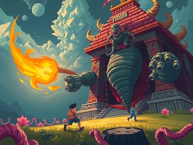 Temple Run Monster गेमप्ले स्क्रीनशॉट