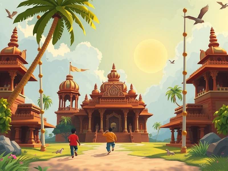 Monster School Baby Temple Run gameplay screenshot