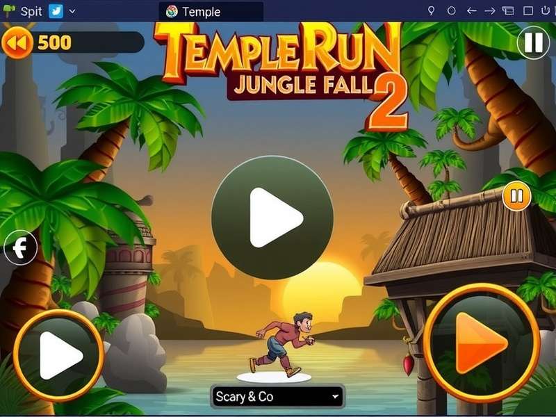 Temple Run 2 Jungle Fall Mod APK Gameplay