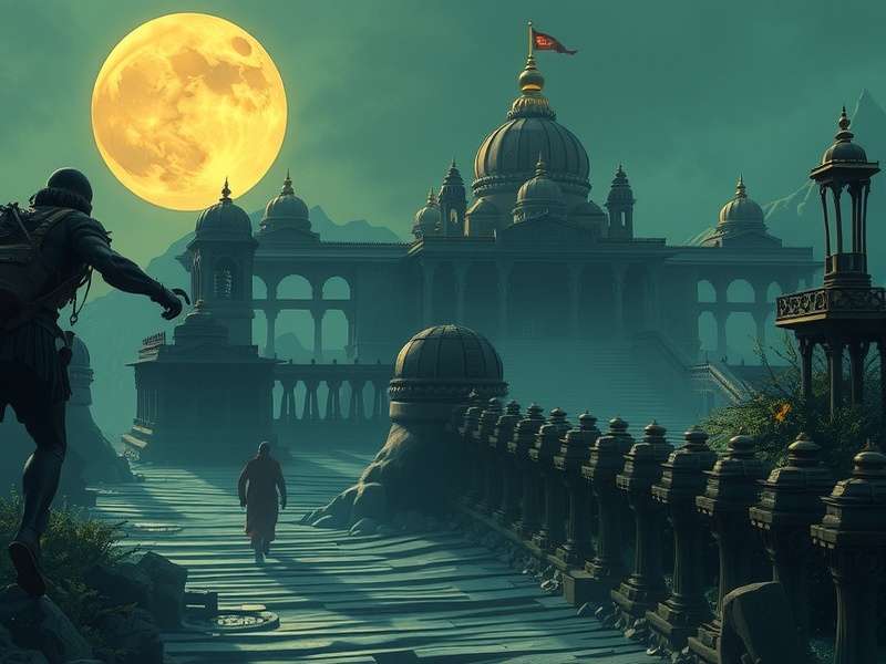 Temple Run 3 Story Real - Ancient temple ruins with gold idol