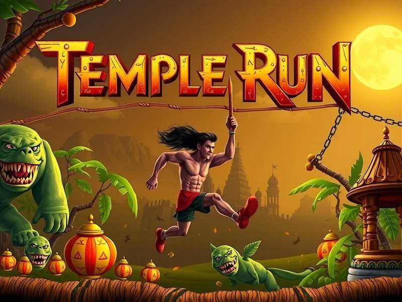 Temple Run 1 Gameplay Screenshot