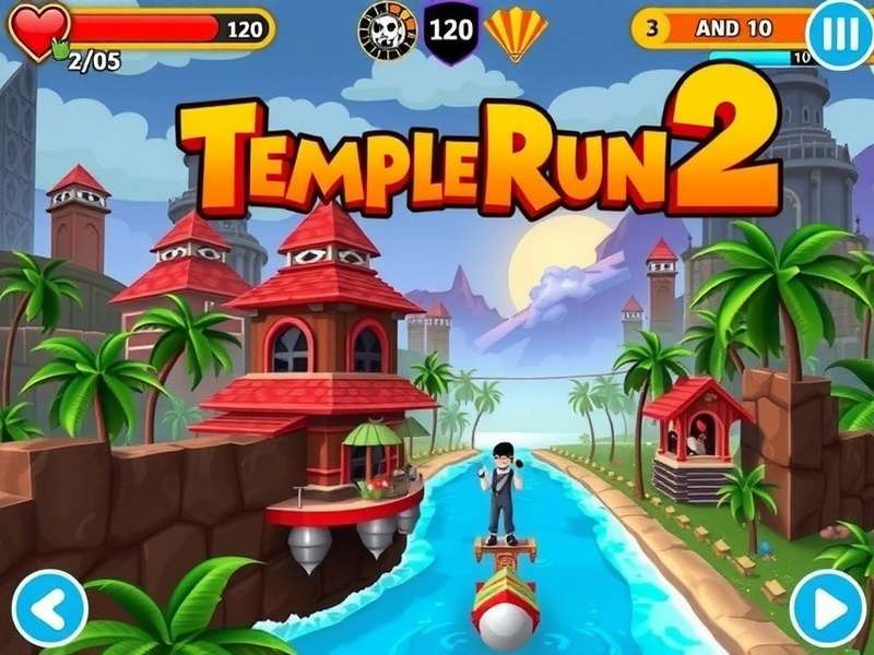 Temple Run 2 Mod APK gameplay