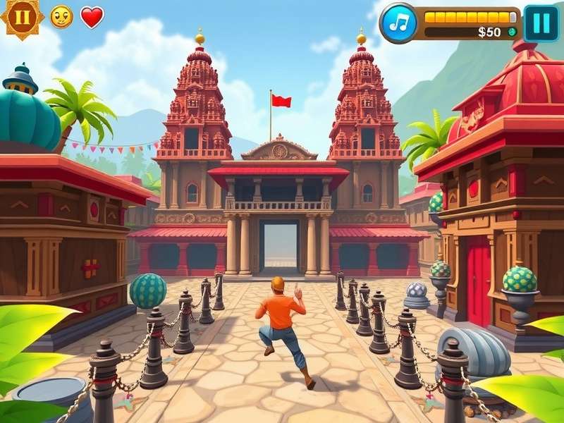 Temple Run 3D Gameplay
