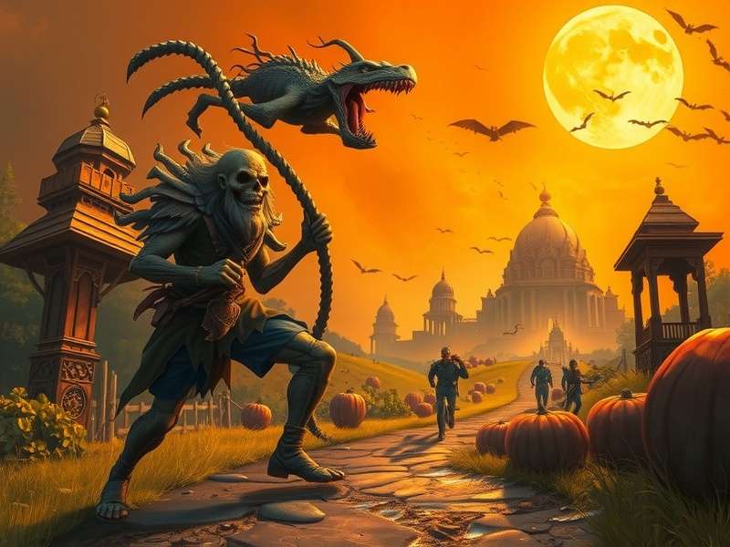 Temple Run 2 Haunted Harvest 2025 gameplay screenshot