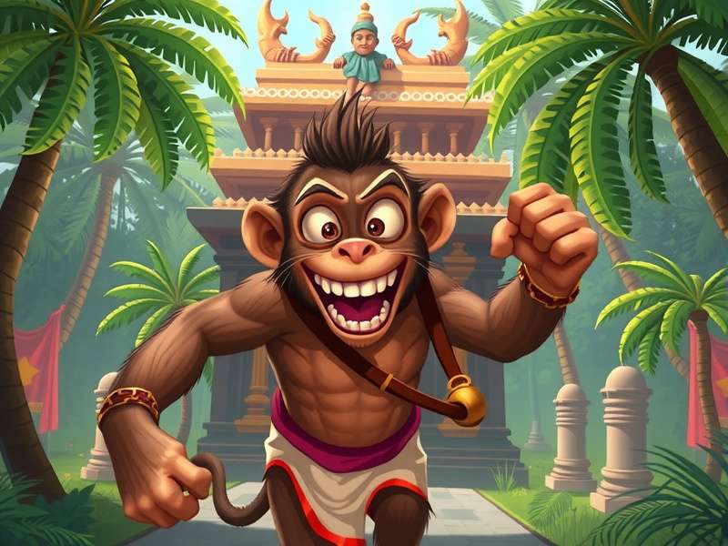 Temple Run Monkey Laugh PNG Image