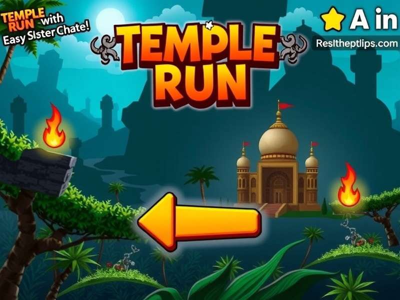 Temple Run Flash Game Screenshot
