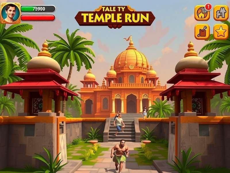 Temple Run 3 iOS 18.7 gameplay screenshot