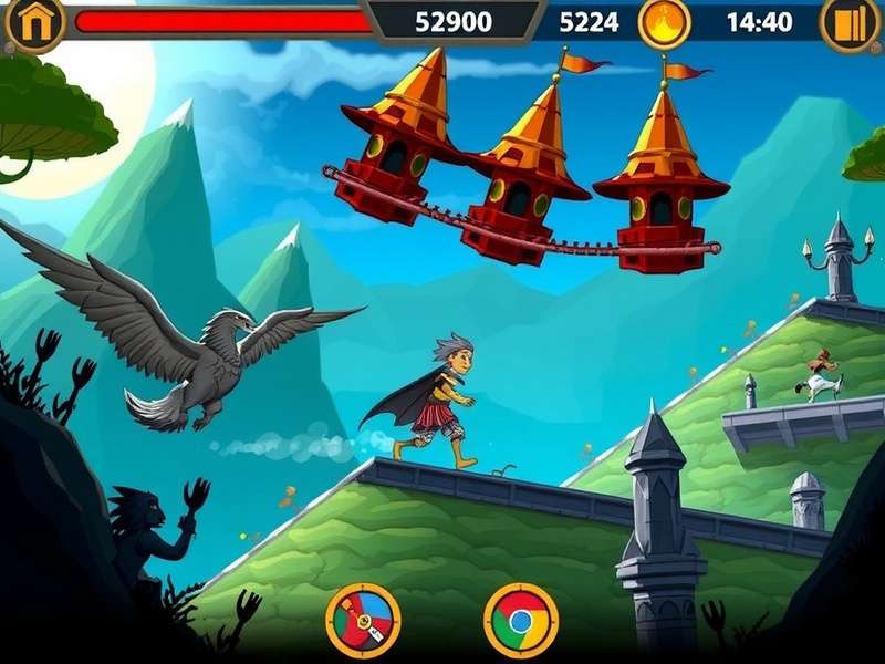 Temple Run Oz Gameplay Screenshot