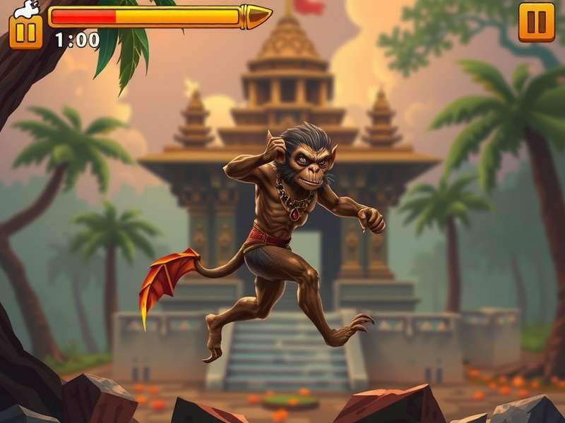 Temple Run 2 Demon Monkey chasing character