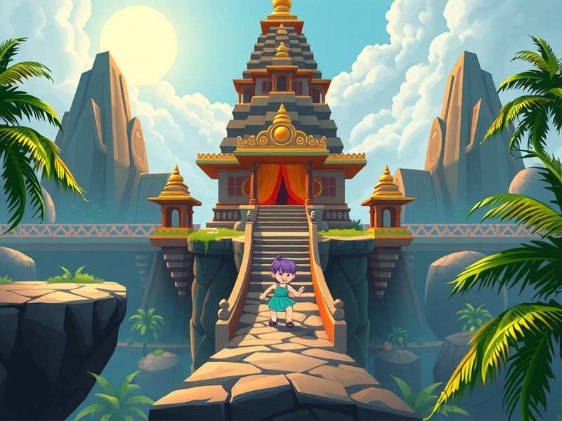 Temple Run 2 Sky Summit गेमप्ले स्क्रीनशॉट