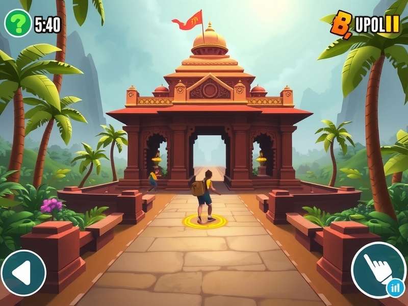Temple Run 3D Gameplay Screenshot