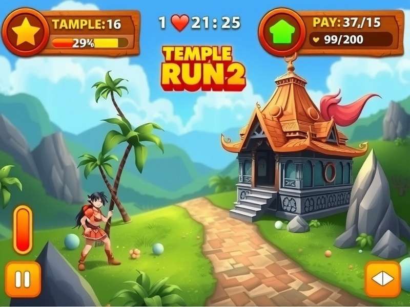 Temple Run 2 Poki gameplay screenshot