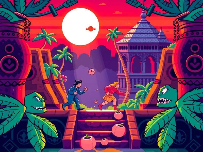 Temple Run Gameboy SP gameplay screenshot