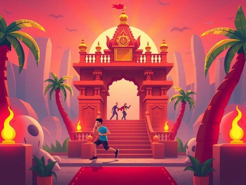 Temple Run 3D Song Remix गेमप्ले