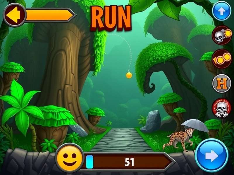 Temple Run 2 Lost Jungle gameplay screenshot