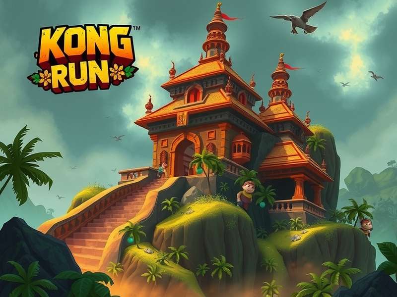 Temple Run Monster Kong Skull Island gameplay screenshot
