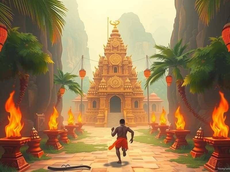 Temple Run गेमप्ले स्क्रीनशॉट