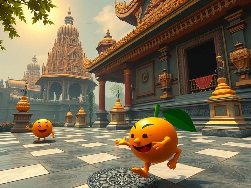 Annoying Orange Temple Run 2 Gameplay