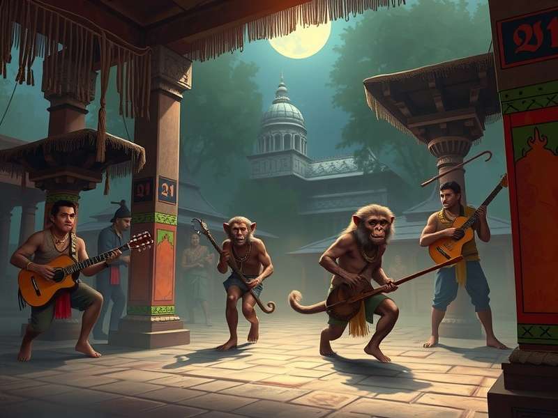 Temple Run Demon Monkeys Band gameplay