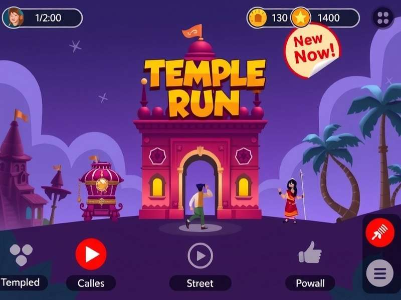 Temple Run Game Play Store Screenshot