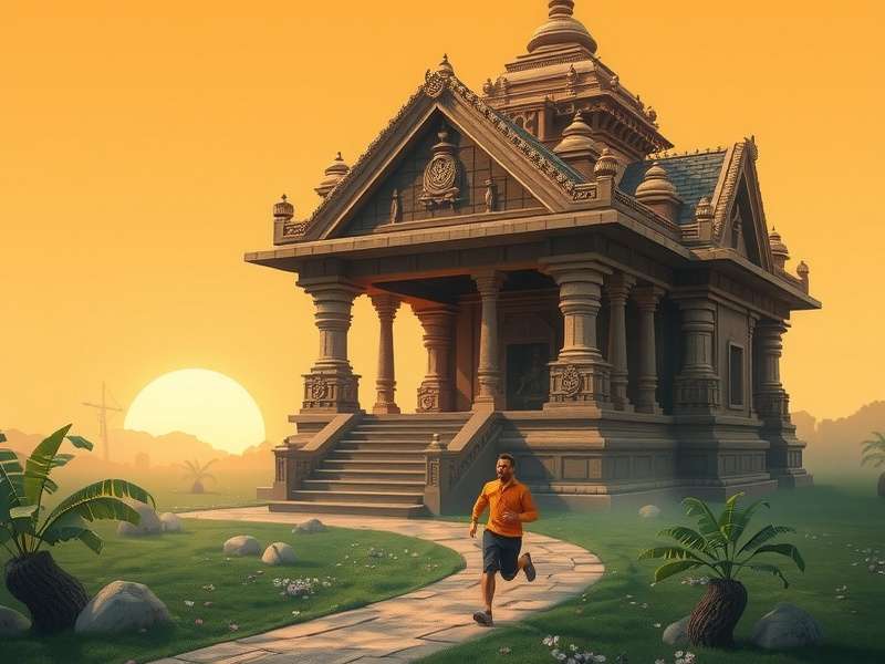 Temple Run Gameplay Screenshot