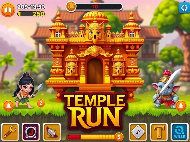 Temple Run Online Game Screenshot