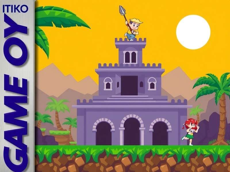 Temple Run Gameboy Advance gameplay screenshot