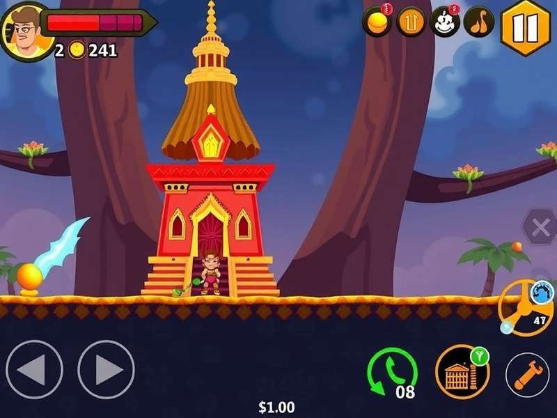 Temple Run Mobile Gameplay Screenshot
