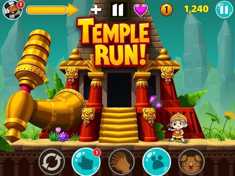 Temple Run 1 Game Screenshot