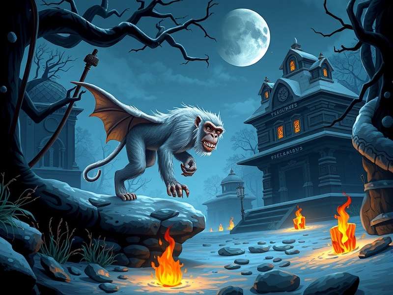 Temple Run 2 Frozen Shadows Demon Monkey gameplay