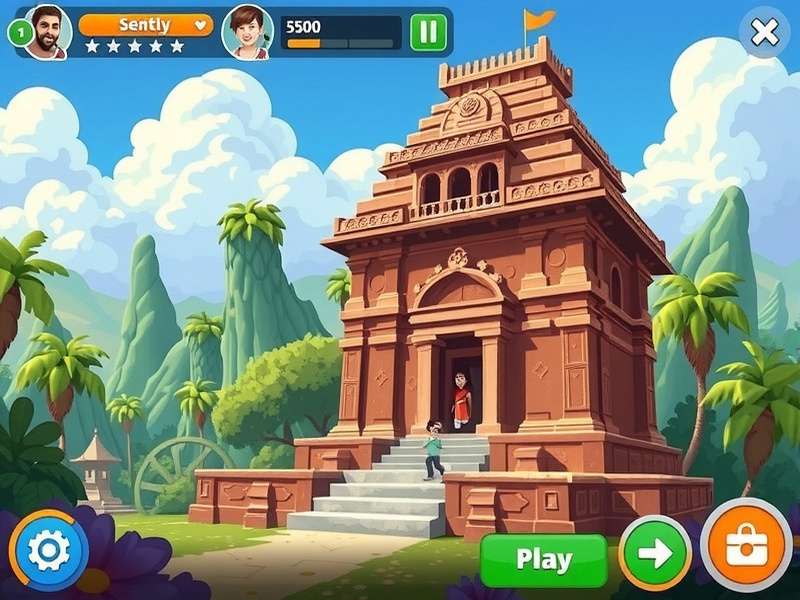 Temple Run 1 gameplay on Poki