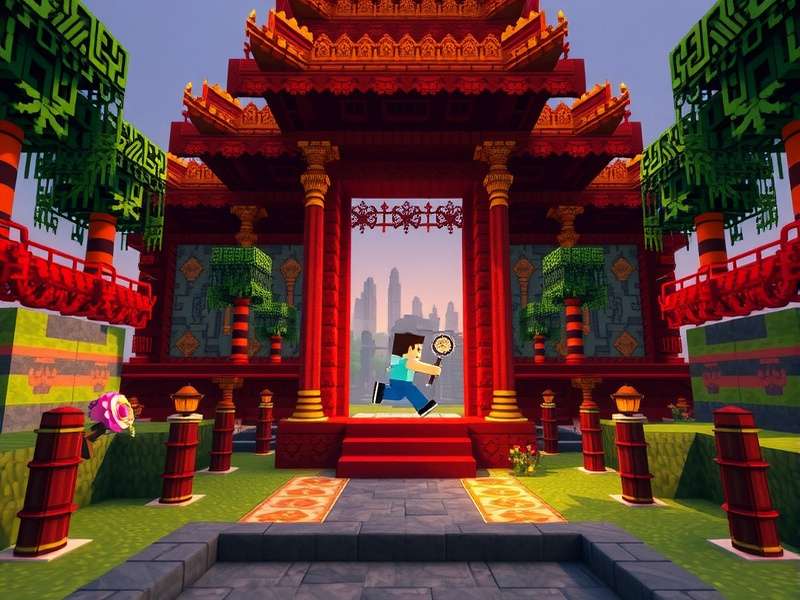 Minecraft Temple Run 2 गेमप्ले