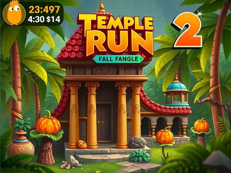 Temple Run 2 Fall Jungle Mod APK gameplay screenshot