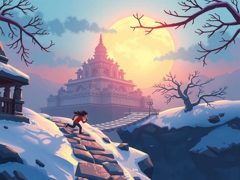 Poki Temple Run 2 Frozen Shadows गेम स्क्रीनशॉट