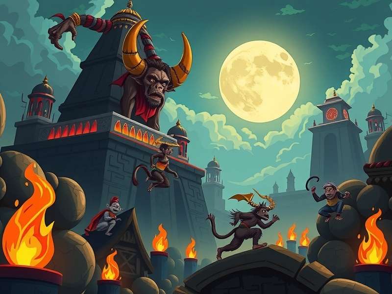 Temple Run 2 Evil Demon Monkey गेमप्ले