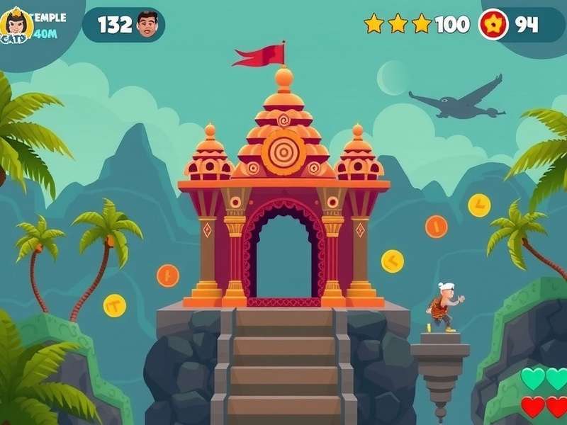 Temple Run Game on Poki Platform