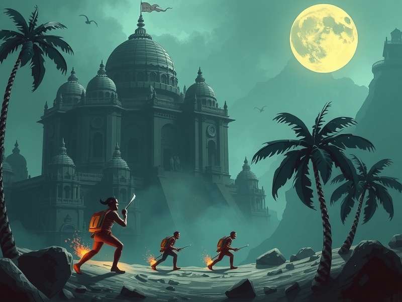 Temple Run 1 triple obstacle scenario
