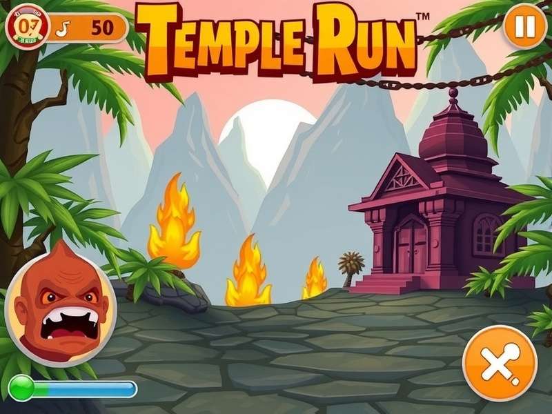 Temple Run 1 Gameplay Screenshot