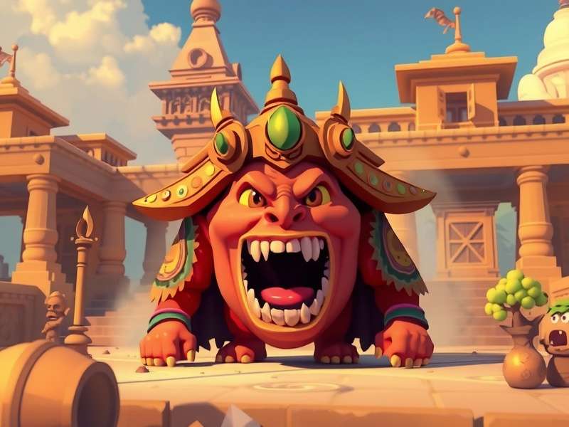 Temple Run Monster Face Gameplay