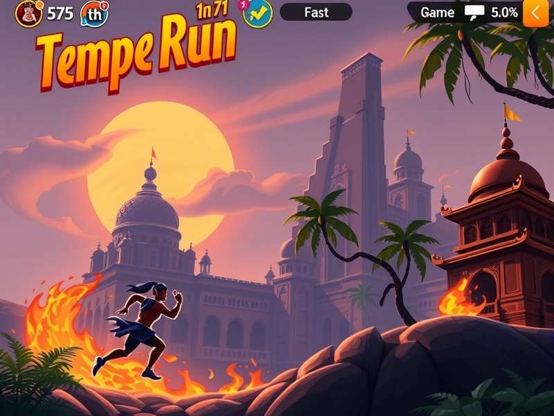 Temple Run Gameplay Screenshot