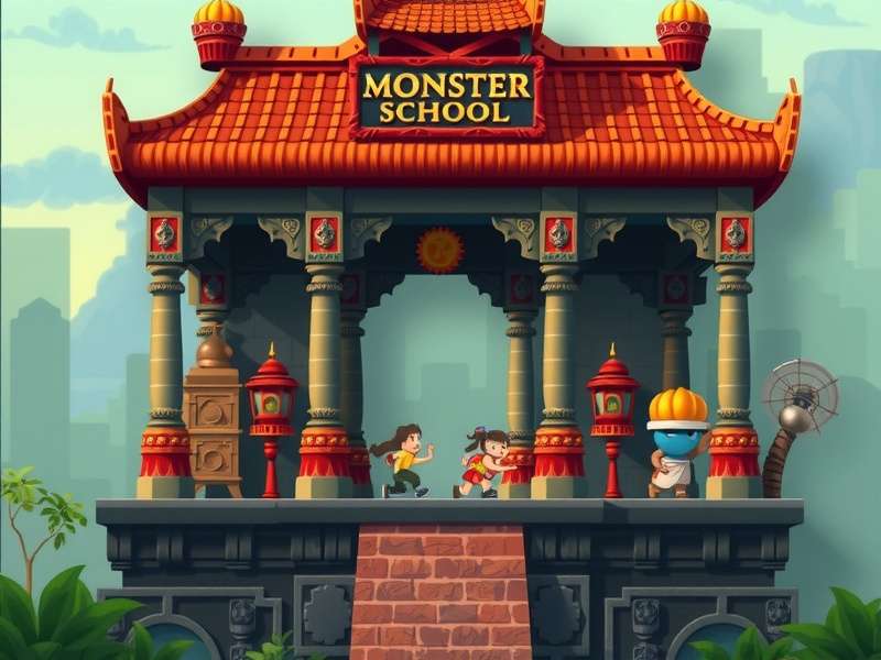 Monster School Temple Run 2 गेमप्ले