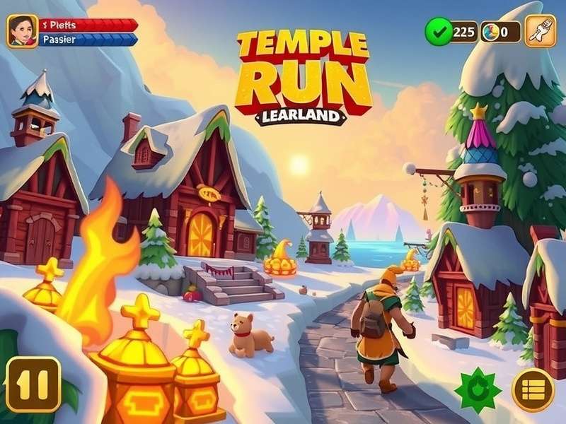 Temple Run Winter Toyland गेमप्ले स्क्रीनशॉट