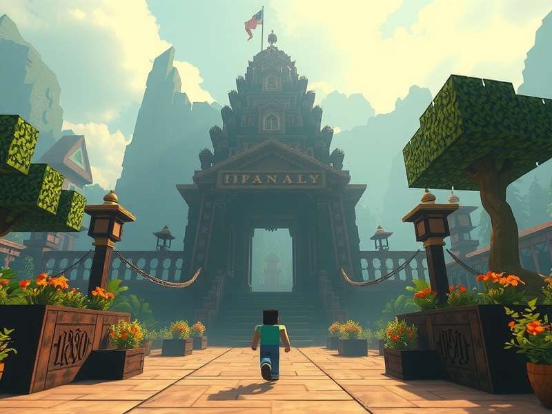 Temple Run Brave Speedrun Minecraft gameplay