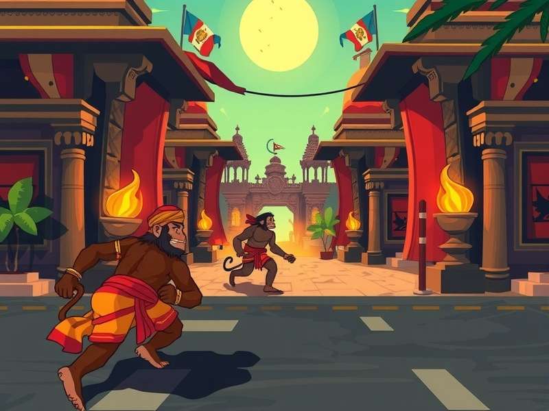 Temple Run में बंदरों का sound effect