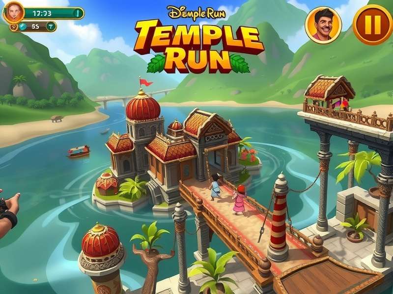 Temple Run 1 Gameplay Screenshot