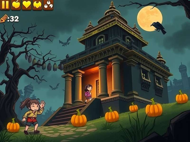 Temple Run 2 Haunted Harvest गेमप्ले
