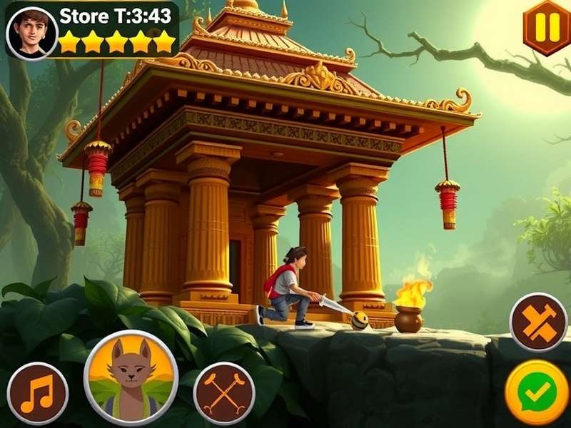 Temple Run Game Screenshot