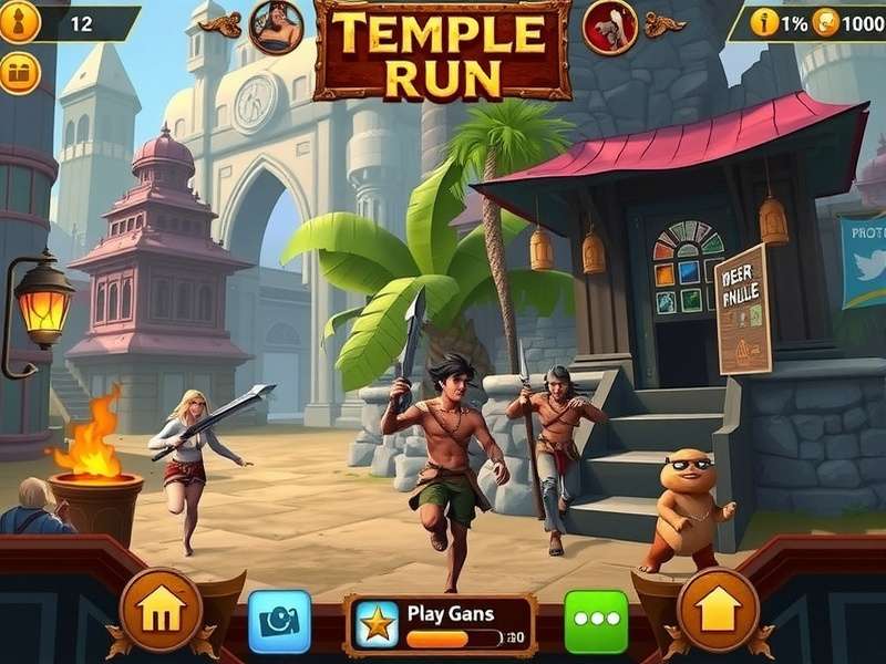 Temple Run PC Game Screenshot