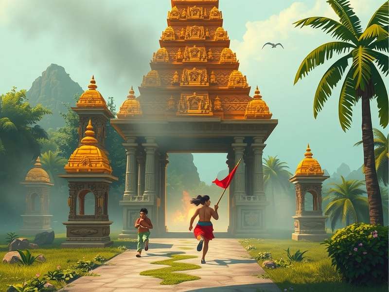 Temple Run Minion Gameplay Screenshot