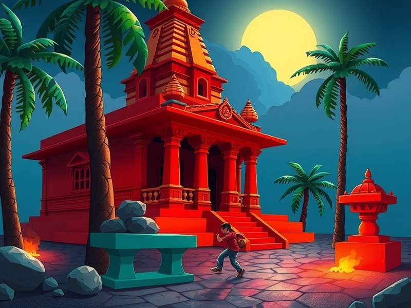 Mac पर Temple Run गेमप्ले